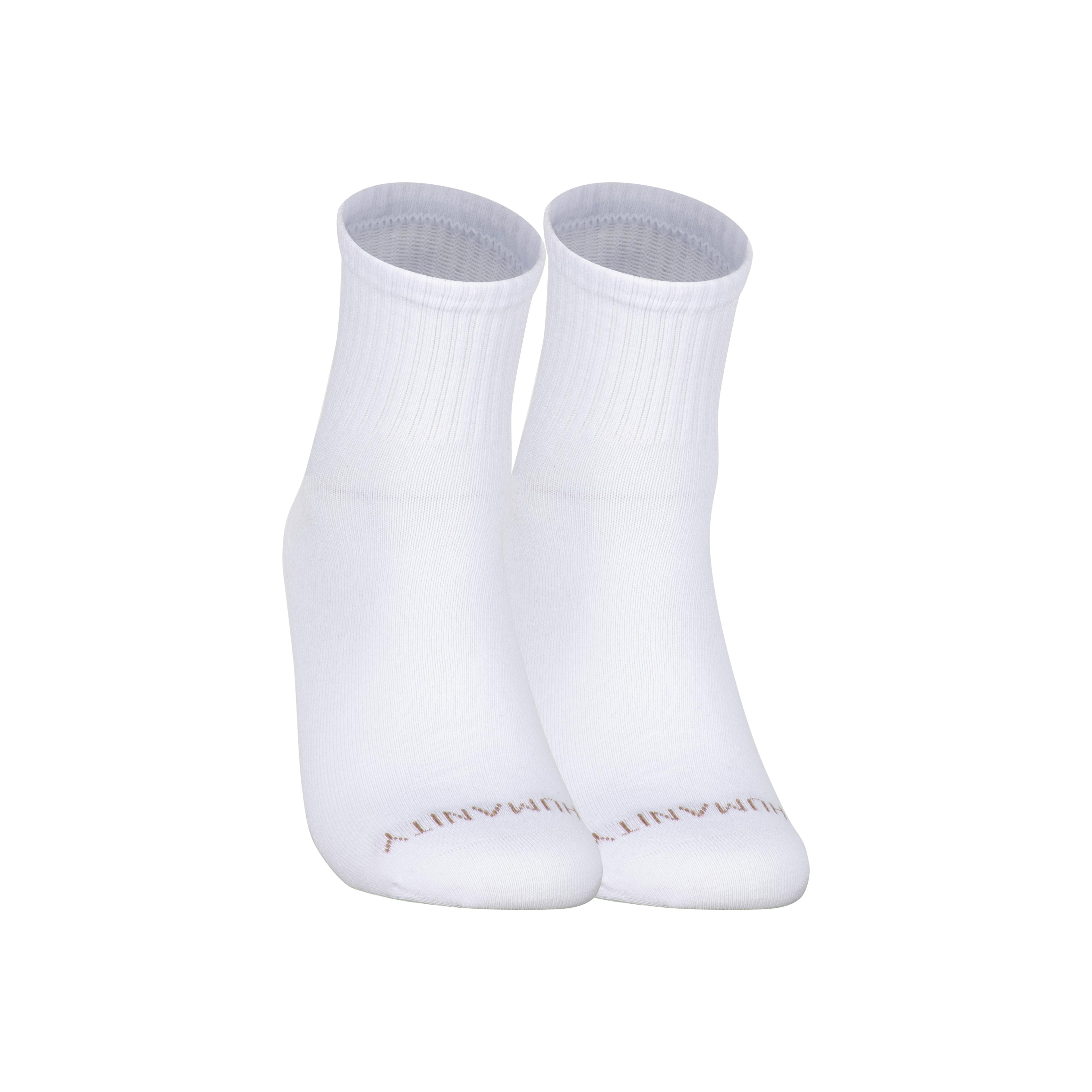 3 Pack Organic Cotton Mid-Crew Socks - White