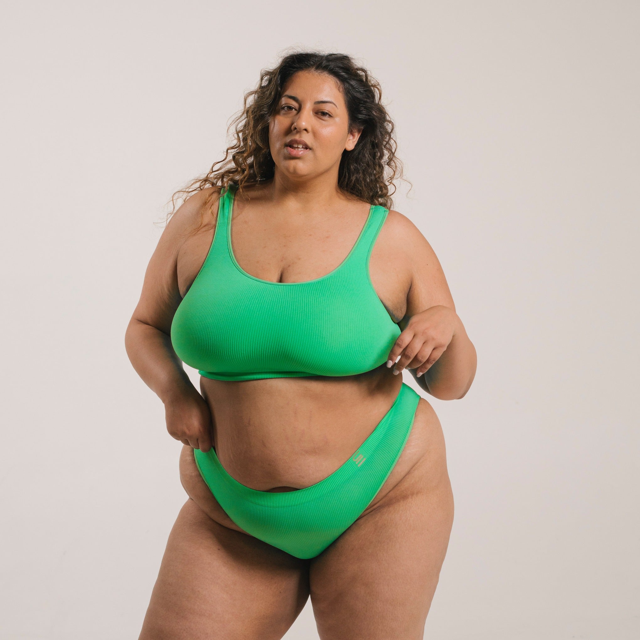 Bikini Brief - Recycled Seamfree - Apple