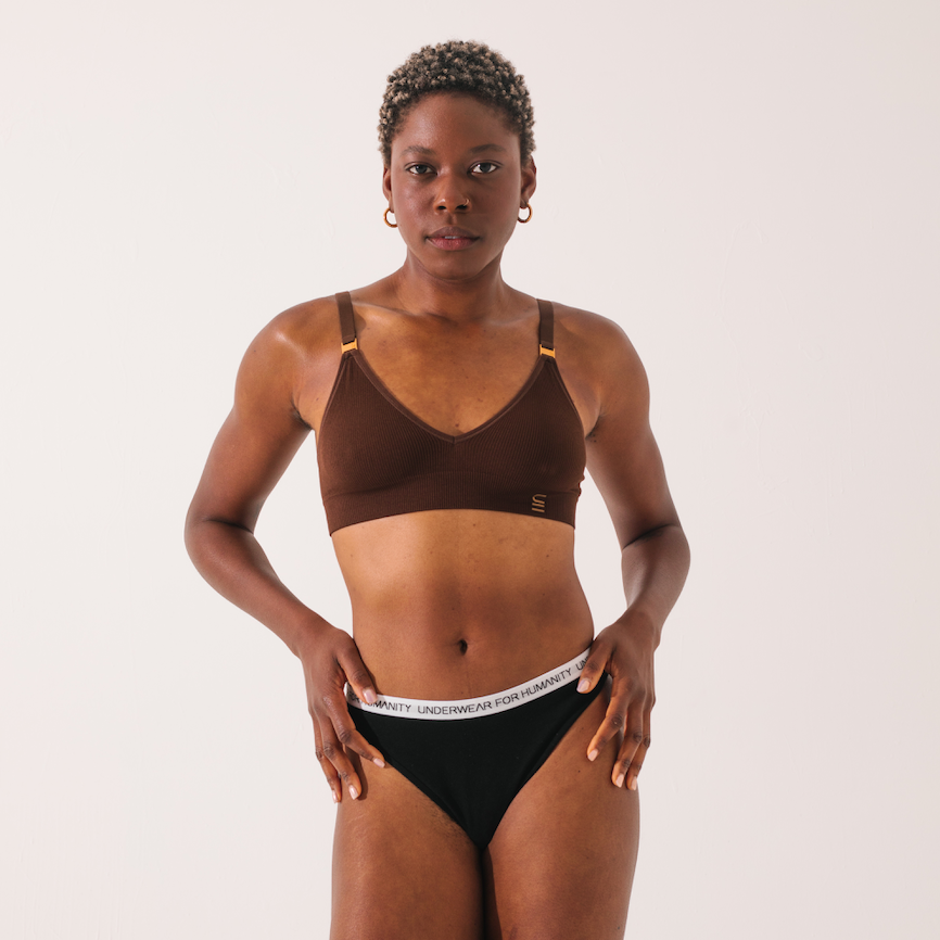 Organic Cotton Cheeky - Black