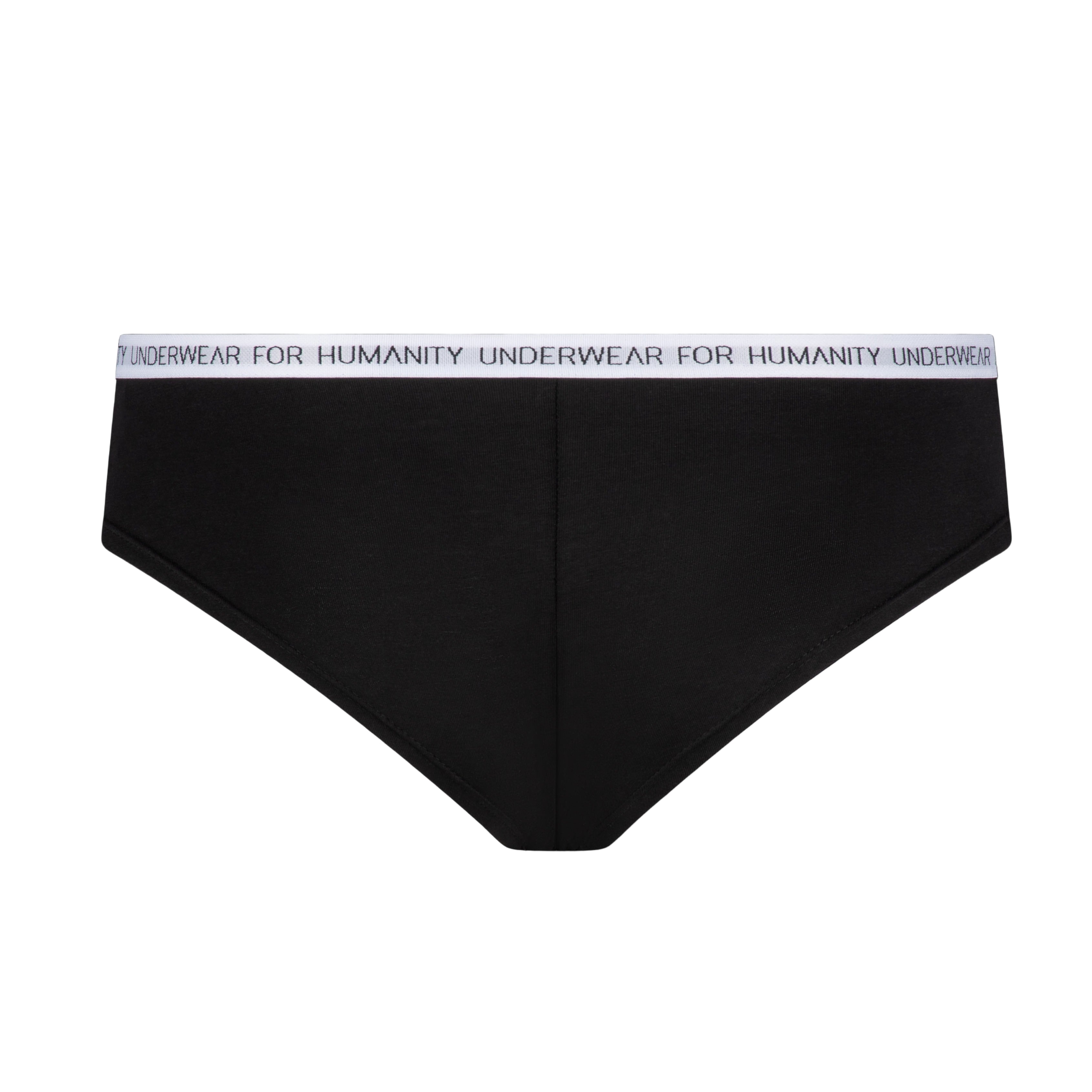 New Fit - Organic Cotton Cheeky - Black