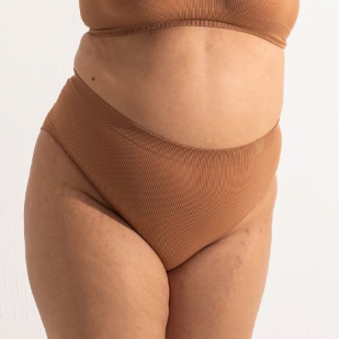 High Waist Brief - Recycled Seamfree - Nude 4