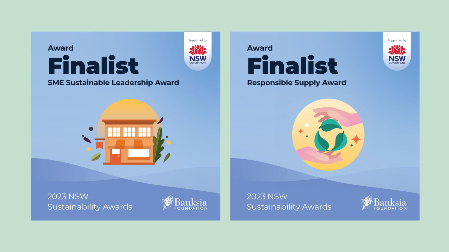 Underwear for Humanity are 2023 Finalists in the NSW Sustainability Awards!! In Two Categories!
