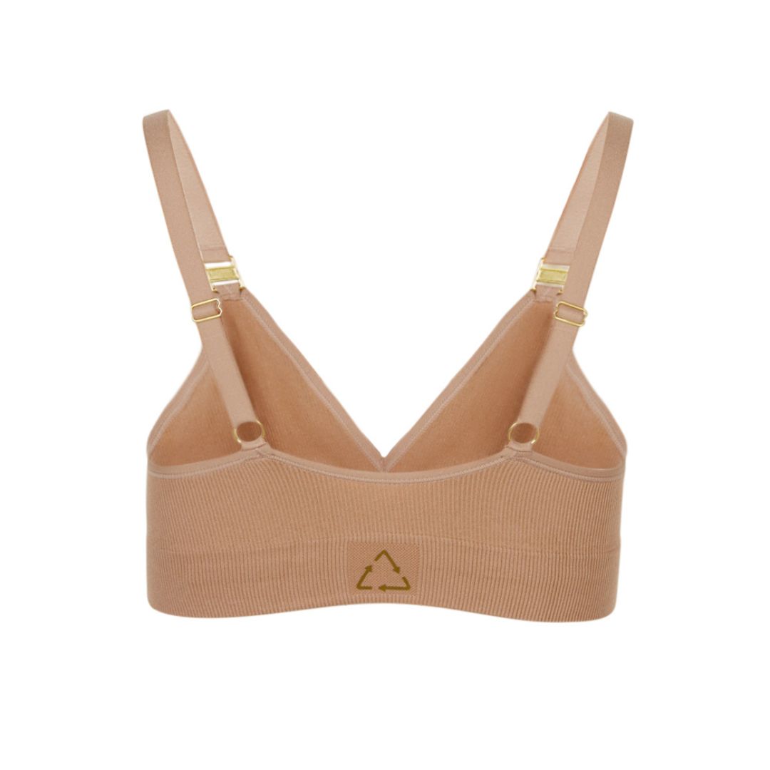 Recycled Wireless Bra A-D - Nude 3