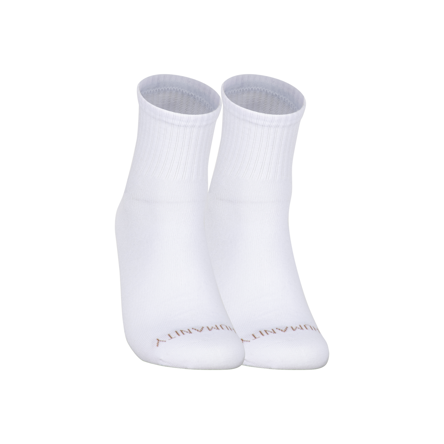 3 Pack Organic Cotton Mid-Crew Socks - White