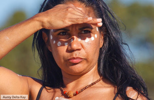 Aunty Delta Kay, an Indigenous collaborator with Underwear for Humanity.