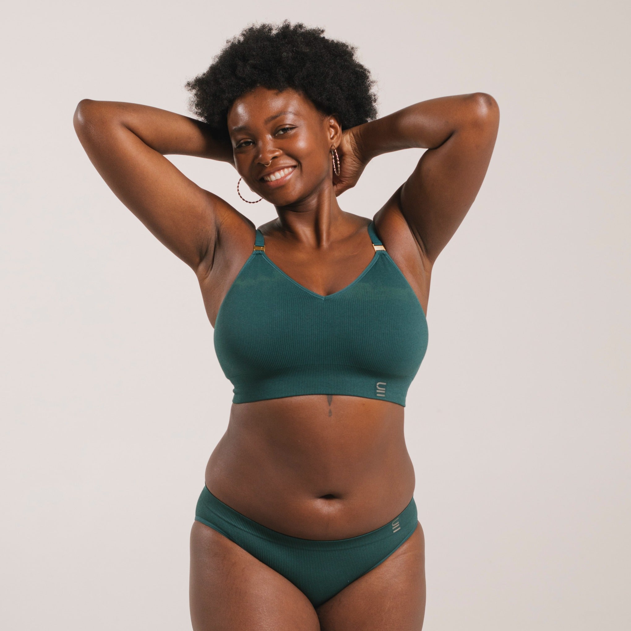 Recycled Wireless Bra DD+ - Atlantis