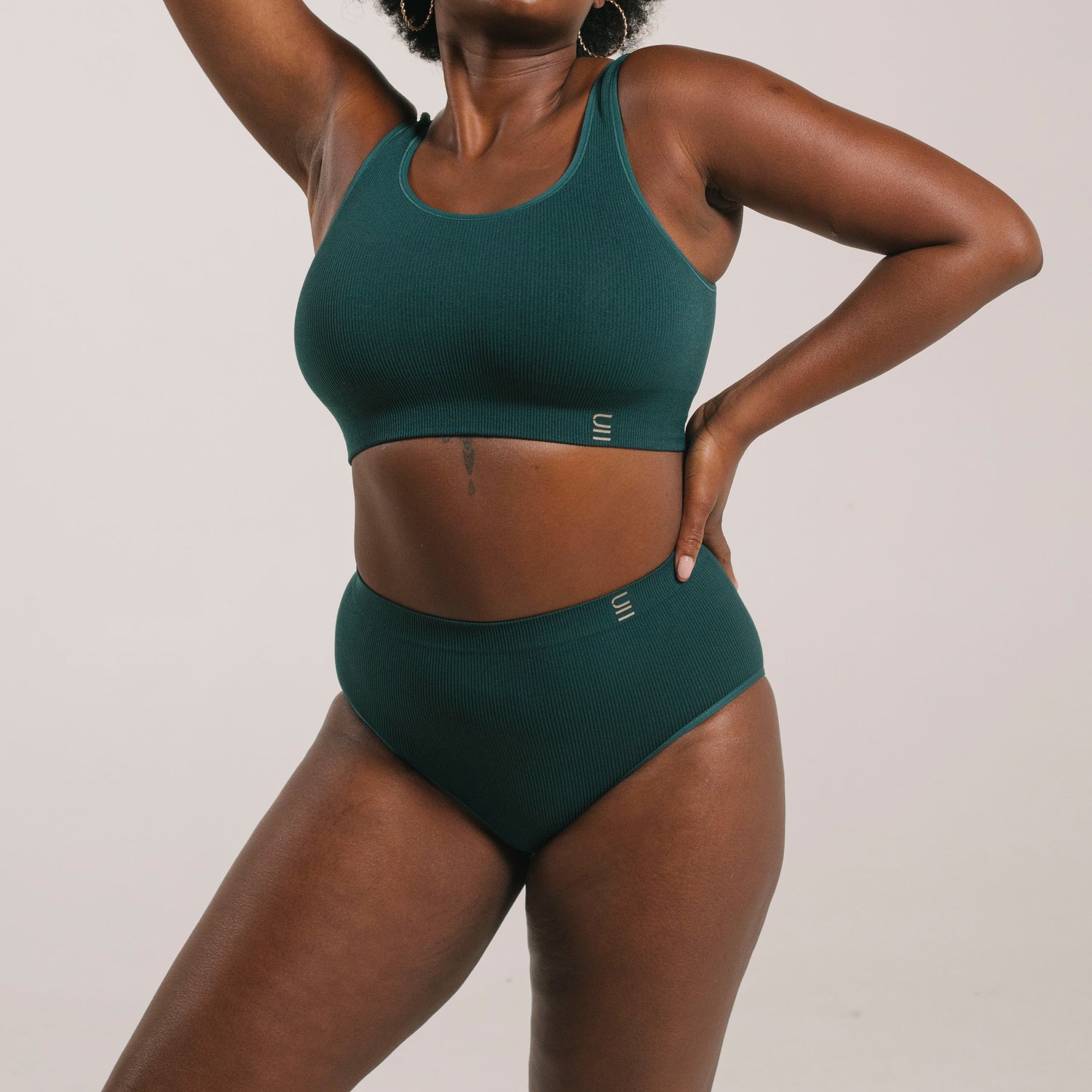 High Waist Brief - Recycled Seamfree - Atlantis