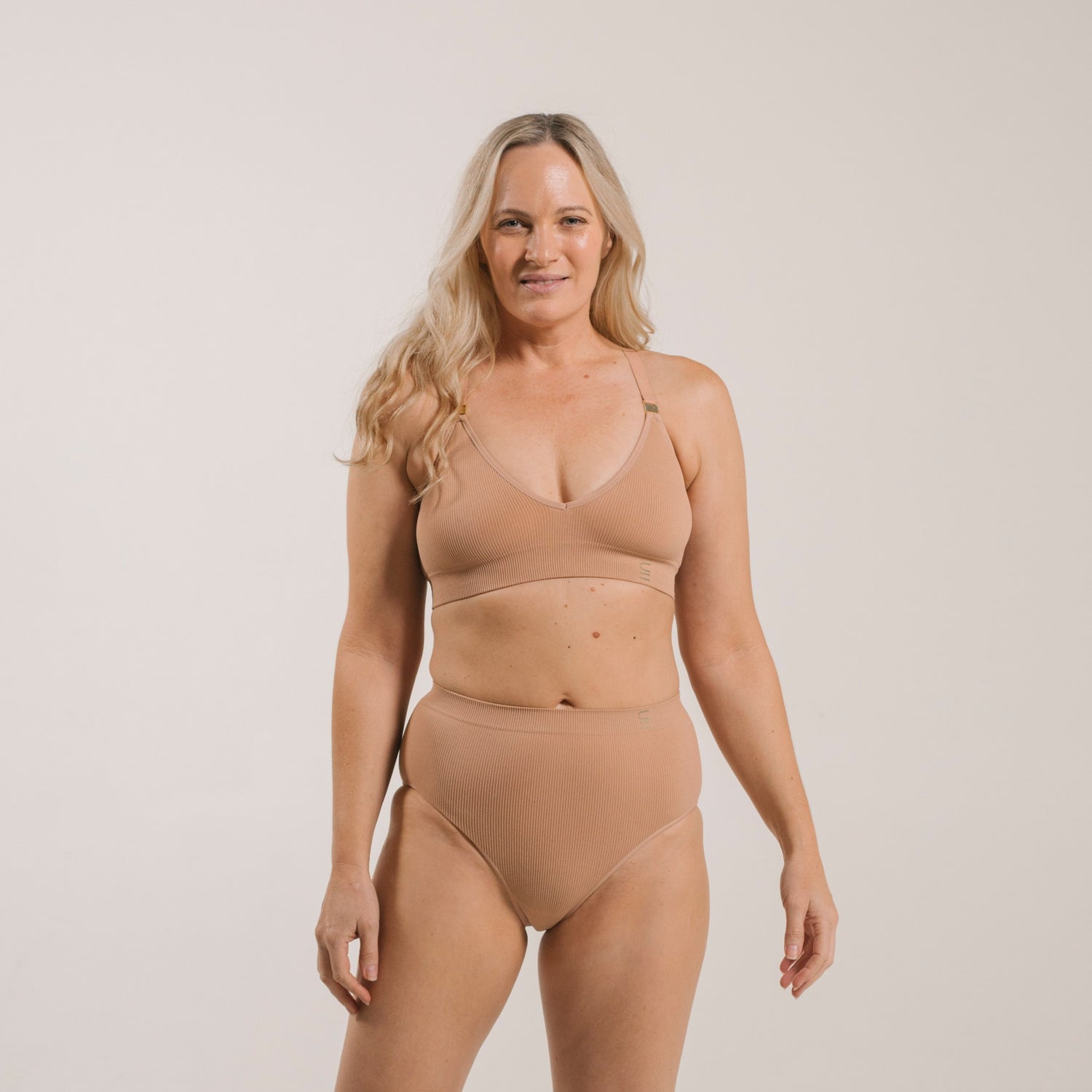 High Waist Brief - Recycled Seamfree - Nude 3