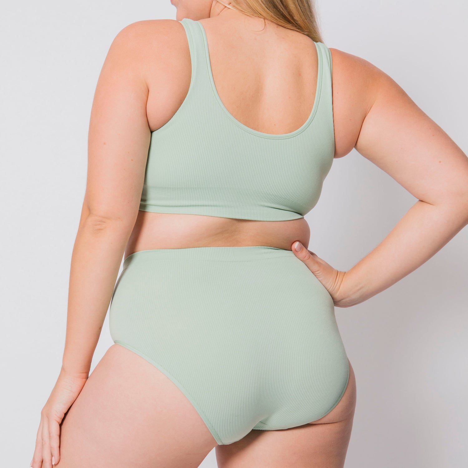 Recycled Bra Crop D+ - Mist