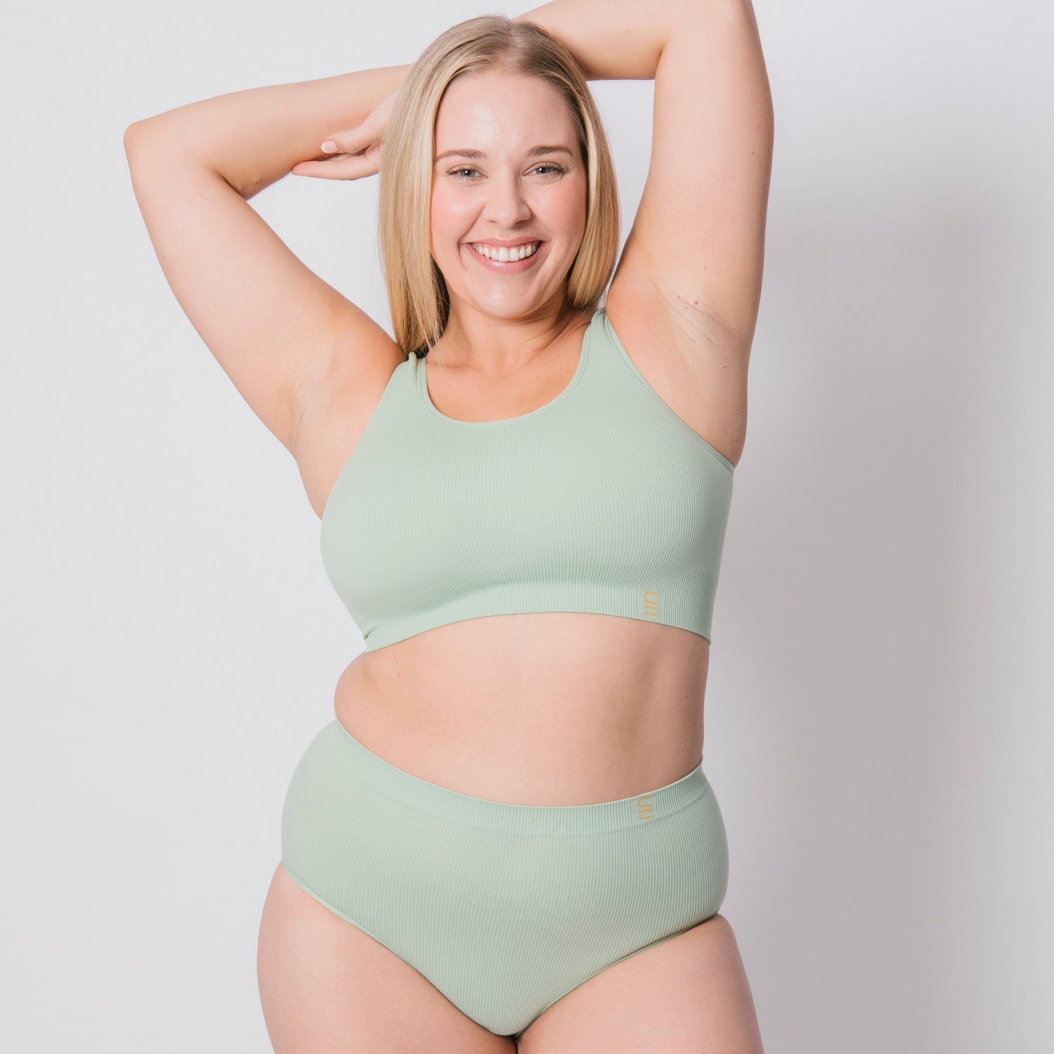 Recycled Bra Crop D+ - Mist