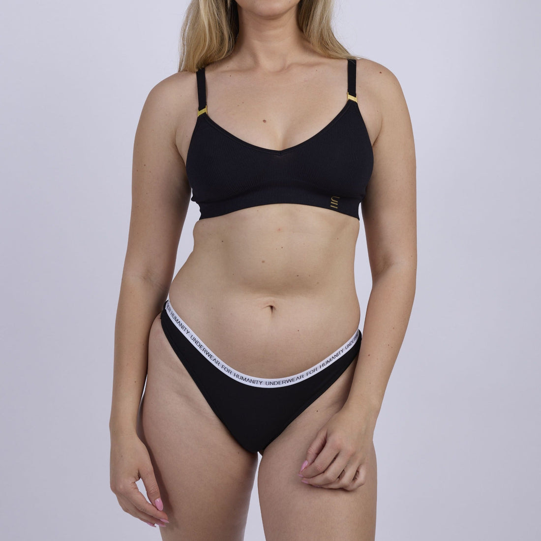 Organic Cotton G-string - Black