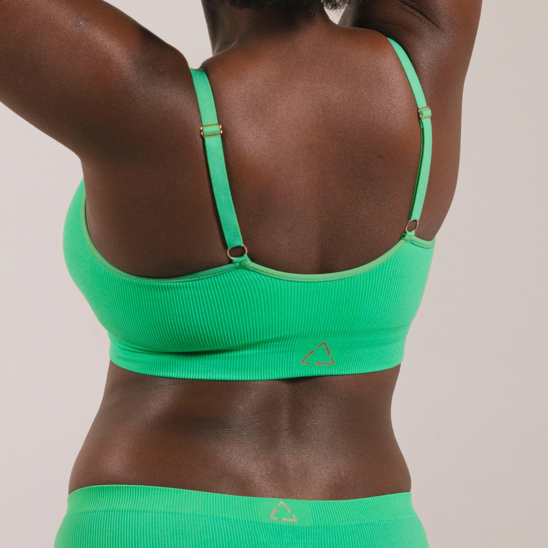 Recycled Wireless Bra DD+ - Apple